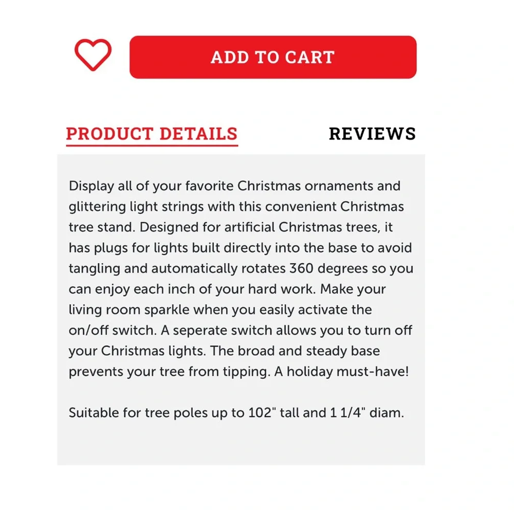 EZ Rotating Christmas Tree Stand - Picture 8 of 8